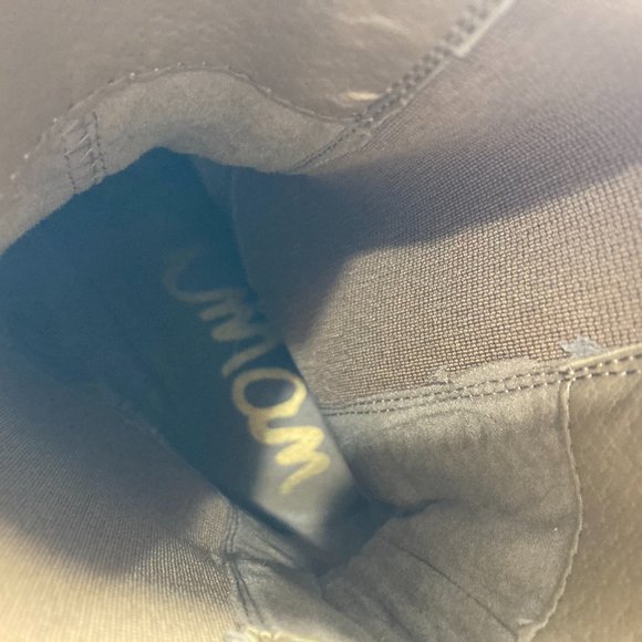 NEW Sam Edelman Womens Sz 8.5 Lulia Brown Suede Chelsea Chunky Heel Platform - Picture 10 of 12